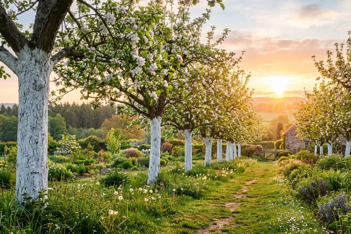 Zašto se stabla drveća kreče u belo i koje su prednosti toga? – image 1